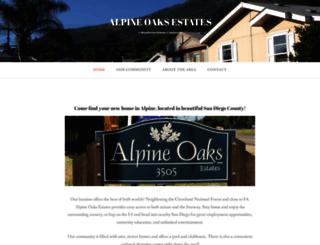 alpineoaks.wordpress.com screenshot