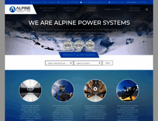 alpinepowersystems.com screenshot