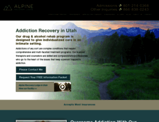 alpinerecoverylodge.com screenshot