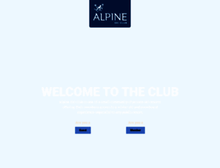 alpineskiclub.com screenshot