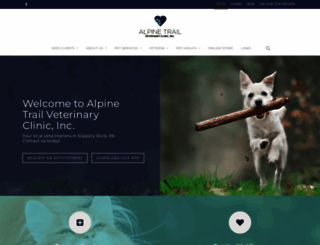 alpinetrailvetclinic.com screenshot