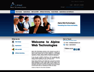 alpinewebtech.com screenshot