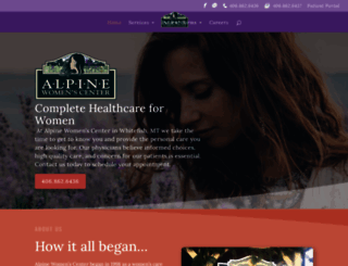 alpinewomenscenter.com screenshot
