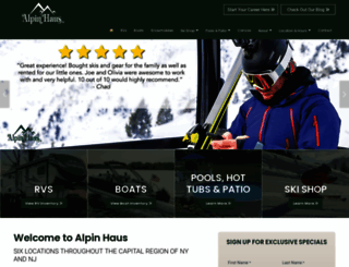 alpinhaus.com screenshot