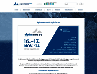 alpinmesse.info screenshot