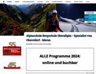 alpinschule.de screenshot