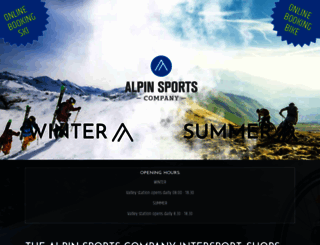 alpinsports.it screenshot
