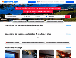 alpissime.com screenshot