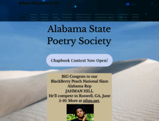 alpoets.org screenshot