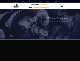 alqudrah-machinery.com screenshot