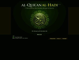 alquranalhadi.com screenshot