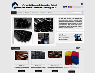 alrabihgeneraltrading.com screenshot