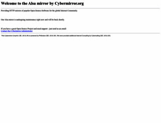 alsa.cybermirror.org screenshot