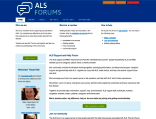 alsforums.com screenshot