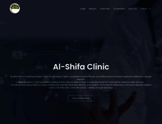 alshifafreeclinic.org screenshot