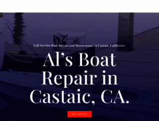 alsupholsteryboatrepair.com screenshot