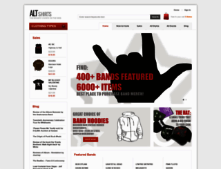 alt-tshirts.com screenshot