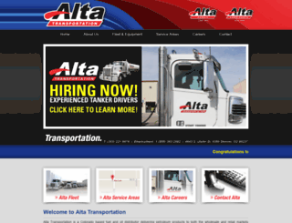 alta-transportation.net screenshot