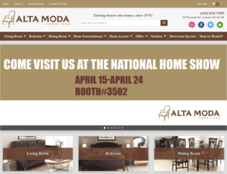 altamodafurniture.com screenshot
