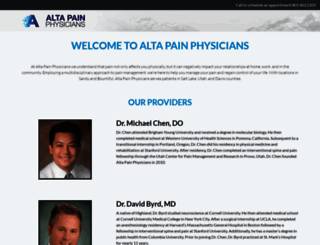 altapainphysicians.com screenshot