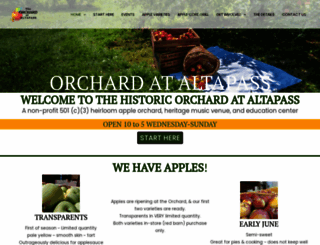 altapassorchard.org screenshot