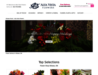 altavistaflowers.com screenshot