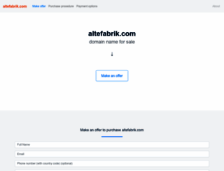 altefabrik.com screenshot