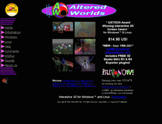alteredworlds.com screenshot