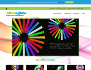 altereglow.co.uk screenshot