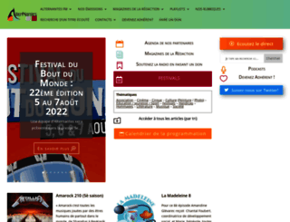 alternantesfm.net screenshot
