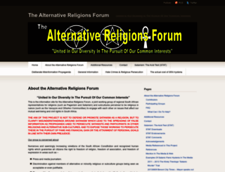 alternatereligionsforum.wordpress.com screenshot