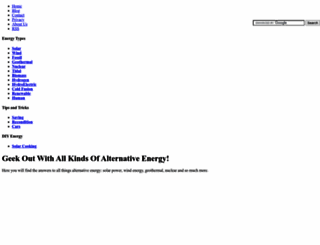 alternative-energy-geek.com screenshot