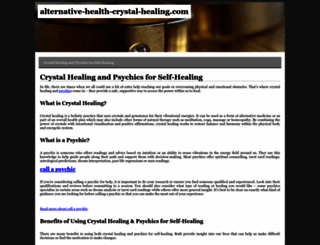 alternative-health-crystal-healing.com screenshot
