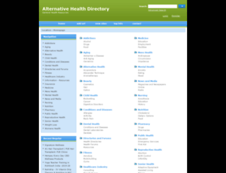 alternative-health-directory.net screenshot