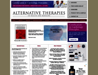 alternative-therapies.com screenshot