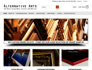alternativearts.ca screenshot