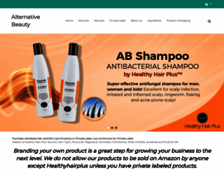 alternativebeauty.com screenshot