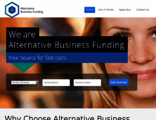 alternativebusinessfunding.com screenshot