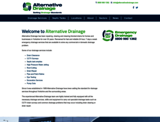 alternativedrainage.com screenshot