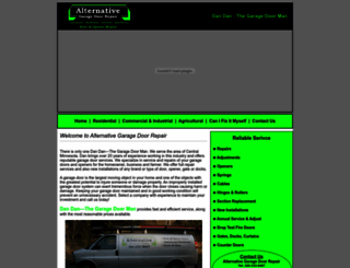 alternativegaragedoorrepair.com screenshot