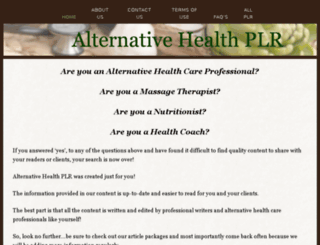 alternativehealthplr.com screenshot