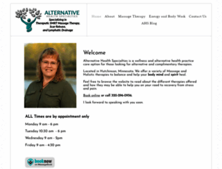 alternativehealthspecialties.com screenshot