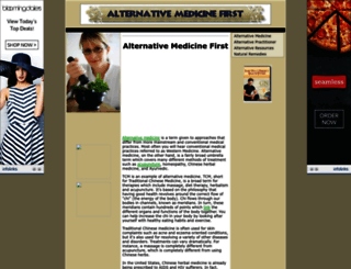 alternativemedicinefirst.com screenshot
