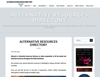 alternativeresourcesdirectory.com screenshot