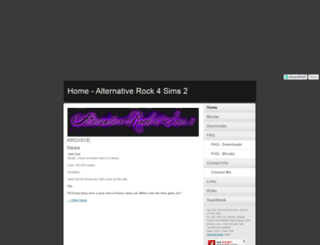 alternativerock4sims2.mfbiz.com screenshot