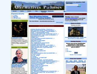 alternatives-paloises.com screenshot