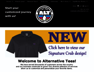alternativetees.com screenshot