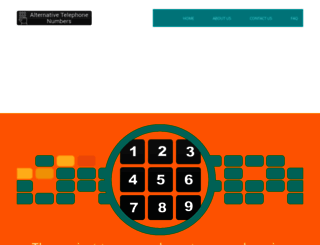 alternativetelephonenumbers.co.uk screenshot