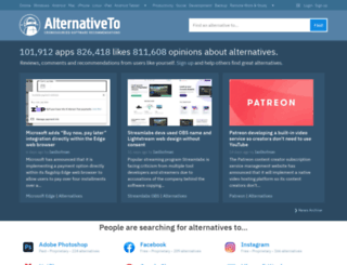 alternativeto.net screenshot