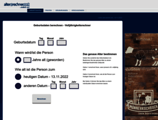 altersrechner.net screenshot